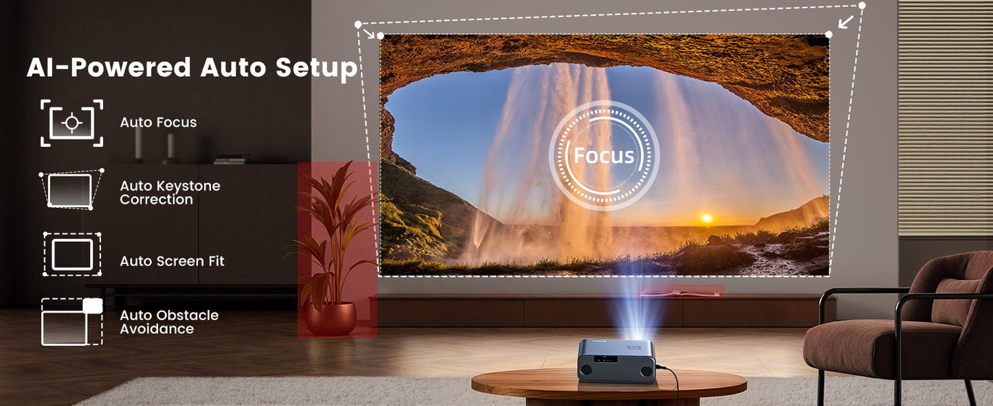 WIMIUS 1200 ANSI Projetor 4K Full HD 1080P Google TV Game Beam Mini Projetores para Filmes Home Theater WiFi BT5.2 Laser Beamer