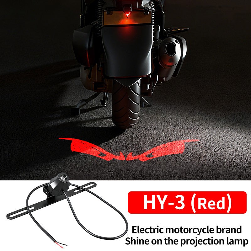 Luzes de Projeção Traseira de LED para Motocicleta Olho de Diabo Luzes de Chão para Veículos Elétricos Luzes Ambiente de LED Luz de Aviso de Alto Brilho