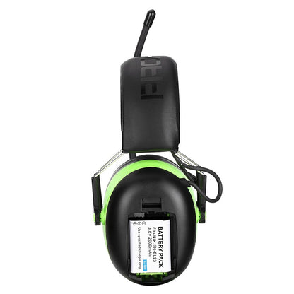 Hearing Protection Bluetooth headphones electronic earmuffs AM/FM radio 5.0 for Mowing Safety Ear muffs 2000mAh Lithium Battery
