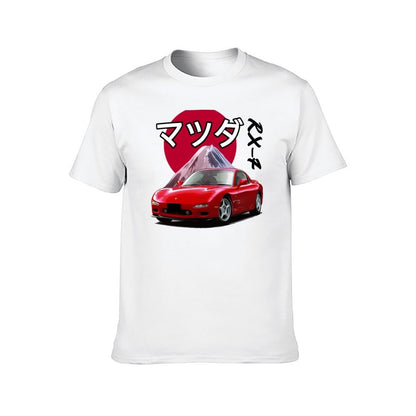 Classic RX-7 T-Shirt t shirt man casual black cotton t-shirt plain for man package T-Shirt