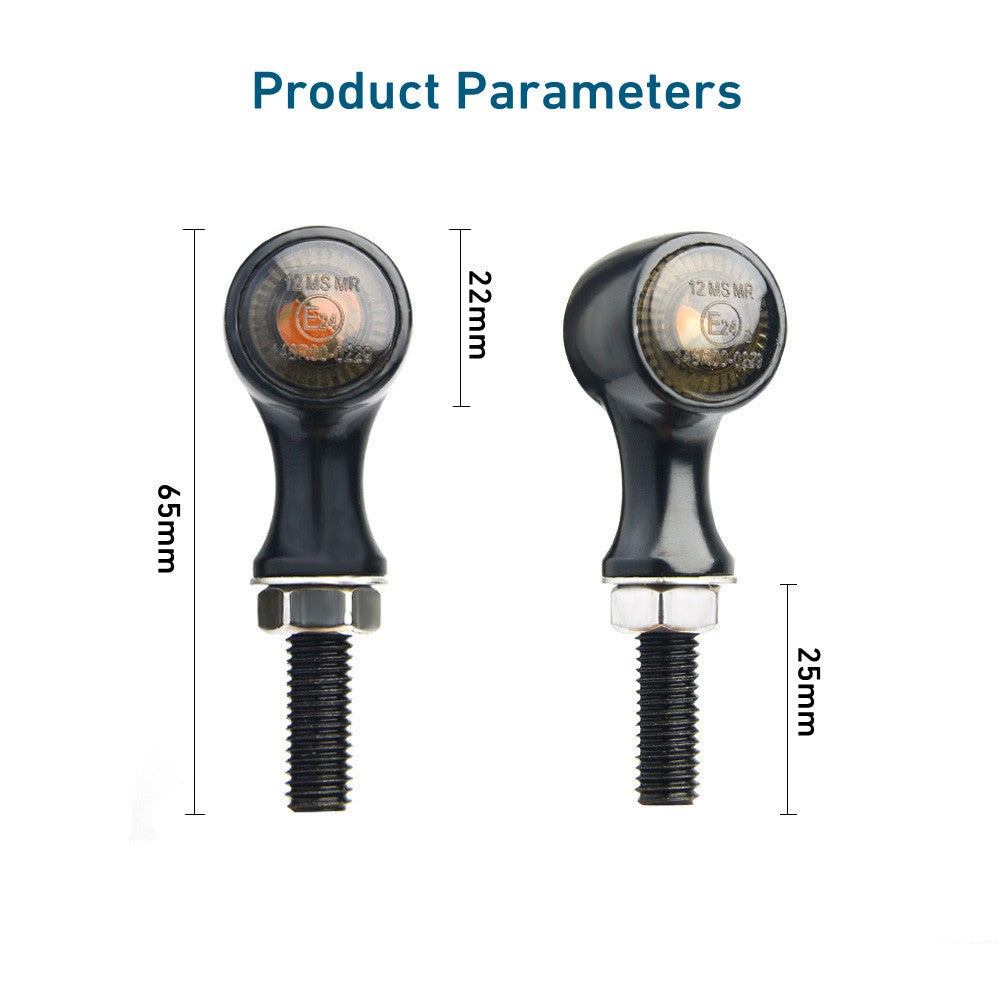 Luz de Seta LED 3 em 1 Café Racer Indicador Lanterna Freio Pisca para Harley Bobber Chopper Dyna Luzes de Moto