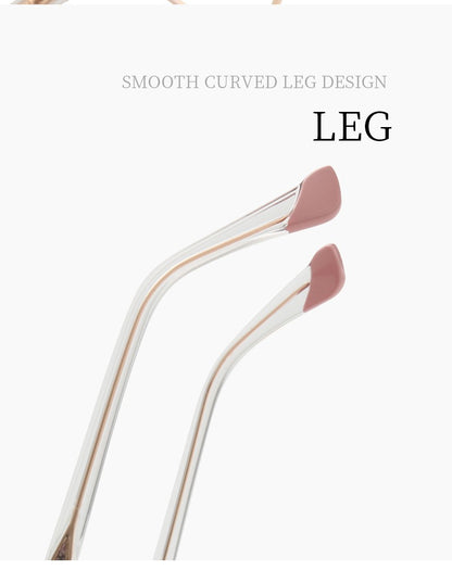 VICKY New Personalized Simple Cat's Eye Fashion Design Women's Anti-Blue Light Reading Glasses Customizable Prescription 78001