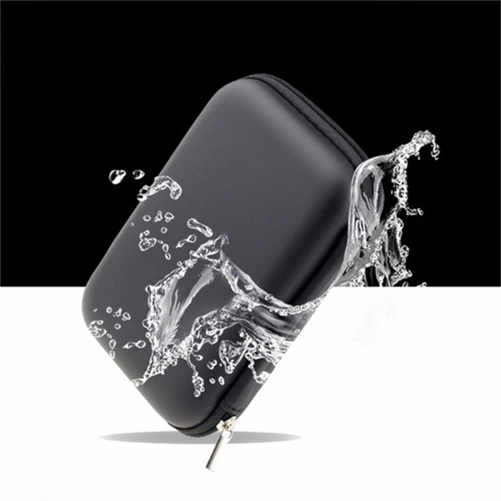 7 Inch Black PU Hard Shell Carry Bag Zipper Pouch Case For Garmin Nuvi TomTom Sat Nav GPS Holder Bag