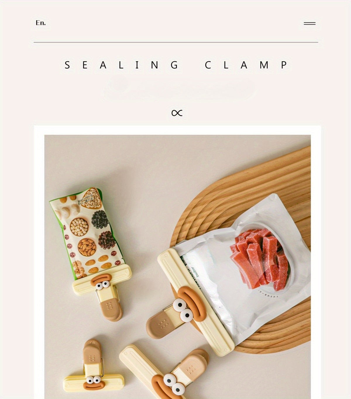 Prendedores de Saco de Lanche de Desenho Animado, Clipes Seladores de Alimentos Multifuncionais para Armazenamento à Prova de Umidade - Clipes Seladores de Saco de Alimentos de Plástico