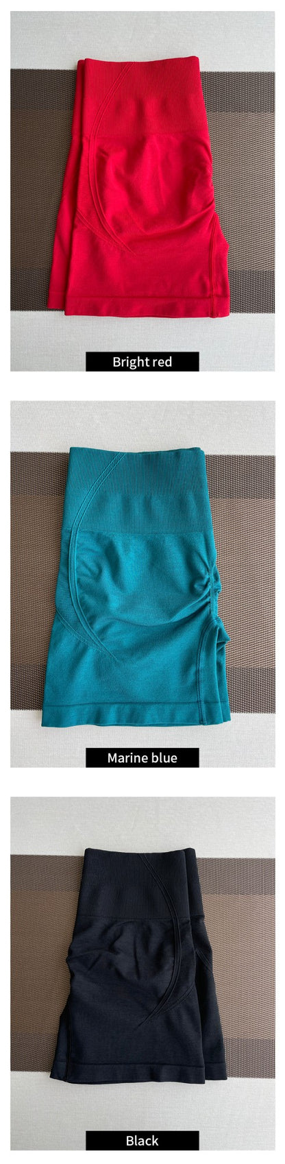 TKITK Seamless Tight shorts Gym shorts Womens Workout Yoga shorts  Soft High Waist Outfits Fitness Sports Wear