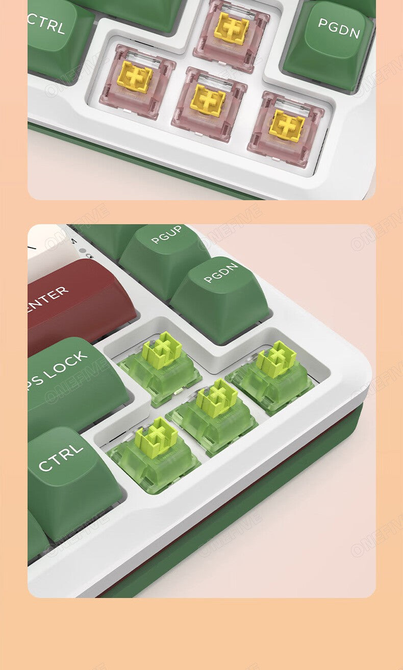 Outemu Silent Peach V3 Switch Lubrificado Silent Lemon V3 Switches Teclado Mecânico Linear Tátil 5 Pinos Hot-swap PA66 Pré-Lubrificado POM