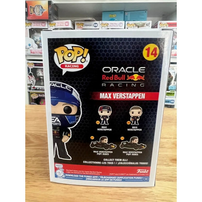 Funko Pop Verstappen Boneco de Ação Oficial Genuíno Modelo Red Bull Racing Team 14 Escultura de Vinil Bonecos Presentes Colecionáveis de Fãs