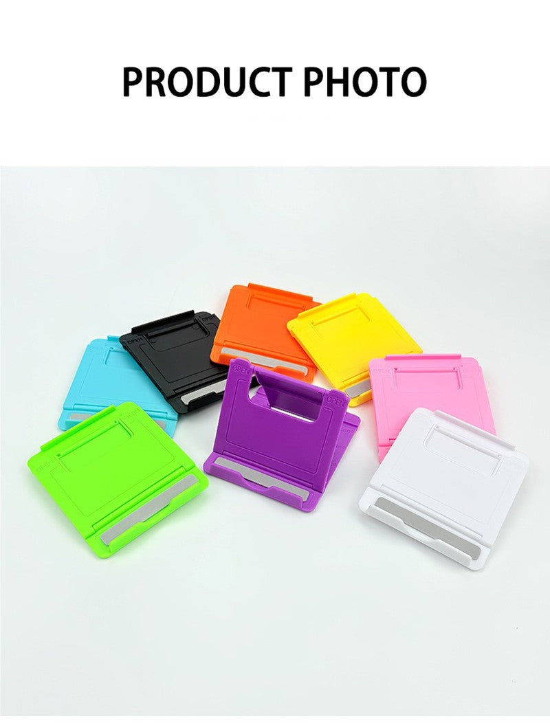 Mini Suporte Dobrável Portátil Universal Ajustável Criativo Para Tablet e Celular ipad iPhone Samsung Xiaomi