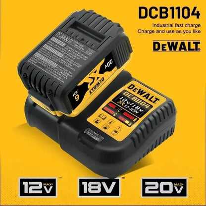 Kit de Furadeira/Parafusadeira a Bateria DEWALT DCD805 Brushless com Bateria 20V 6Ah e Carregador, Conjunto de Ferramentas Elétricas de Alta Performance