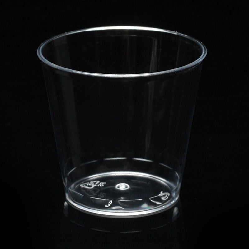 50 Peças Copos de Plástico Descartáveis Mini Transparentes Laváveis Reutilizáveis para Festas, Copos de Gelatina, Tumblers, Acessórios de Cozinha para Aniversário