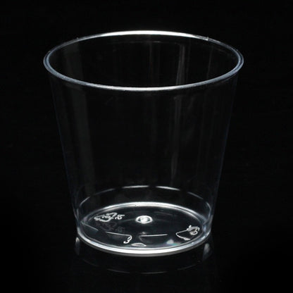 50 Peças Copos de Plástico Descartáveis Mini Transparentes Laváveis Reutilizáveis para Festas, Copos de Gelatina, Tumblers, Acessórios de Cozinha para Aniversário