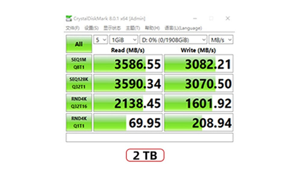SSD CUSU 512GB 1TB 2TB NVMe M2 PCIe3.0 M.2 2280 Unidade de Estado Sólido para Notebook Desktop