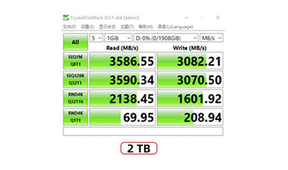 SSD CUSU 512GB 1TB 2TB NVMe M2 PCIe3.0 M.2 2280 Unidade de Estado Sólido para Notebook Desktop