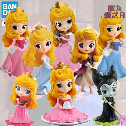 Original Qposket Princesa Disney Gelo e Neve Amor Estranho Elsa Ariel Bela Aurora Branca de Neve Sereia Mulan Boneca de Brinquedo Fofa