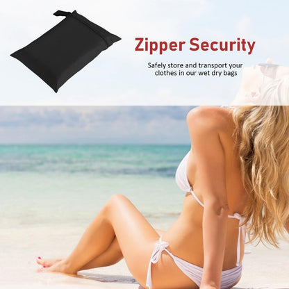 Wet Clothing Bag Travel Toiletries Pouch Waterproof Dustproof Reusable Zipper Bag For Swimsuit Camping Gym Travel Beach pool