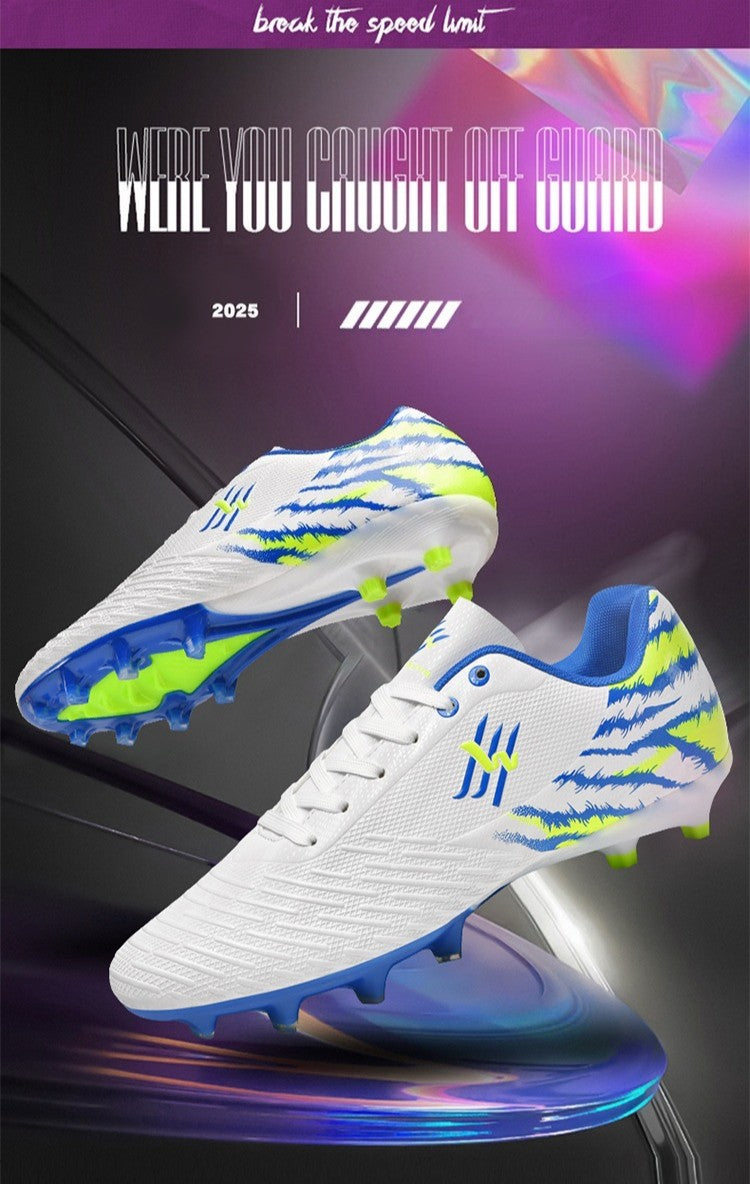 Unisex Youth Soccer Cleats Lightweight FG Football Shoes for Match Training Enhanced Grip Durable Comfortable