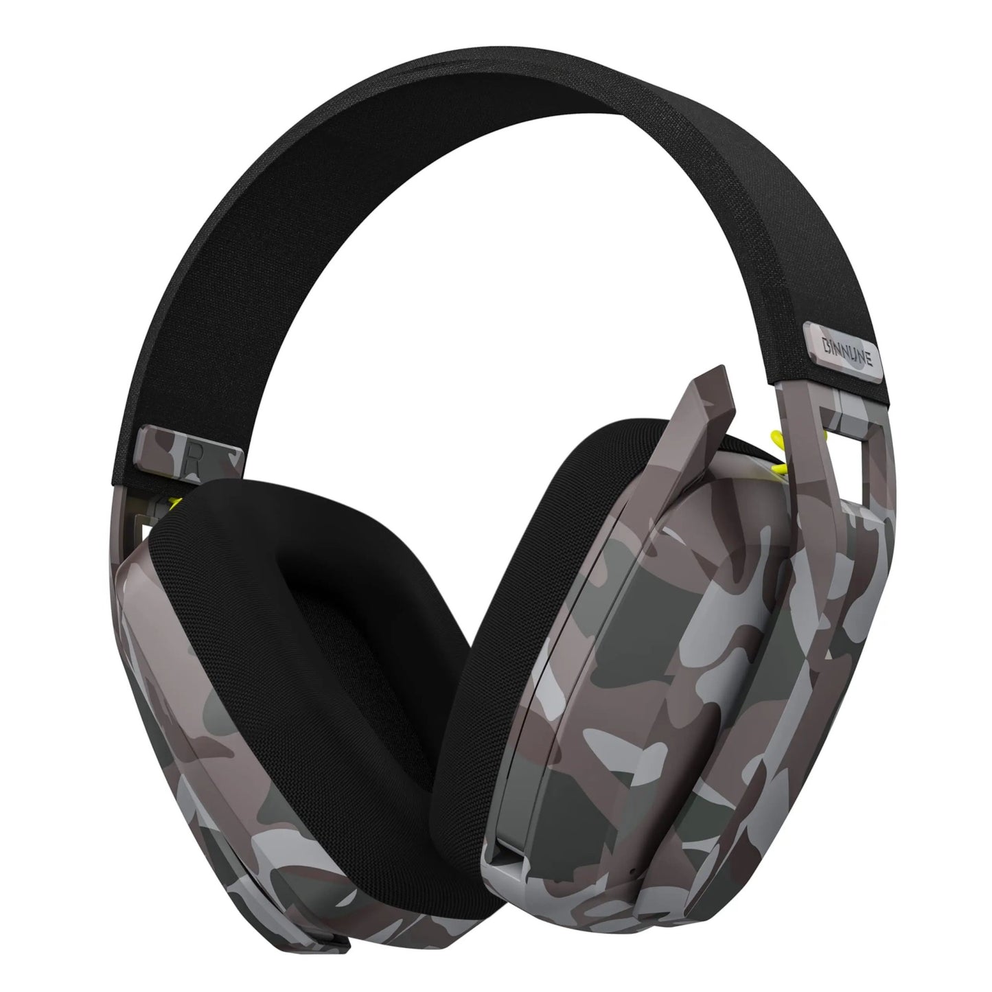 BINNUNE BW06 2.4GHz Wireless Gaming Headset with Mic for PS5 PS4 PC Mac Playstation Bluetooth Gaming Headset with Microphone