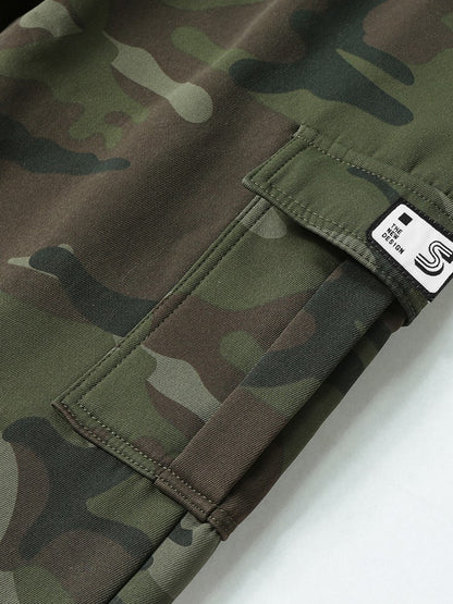 Men's Tactical Camouflage Overalls High-Quality Combat Pants Multi-Pocket Trousers Sports Training Casual Work Pants