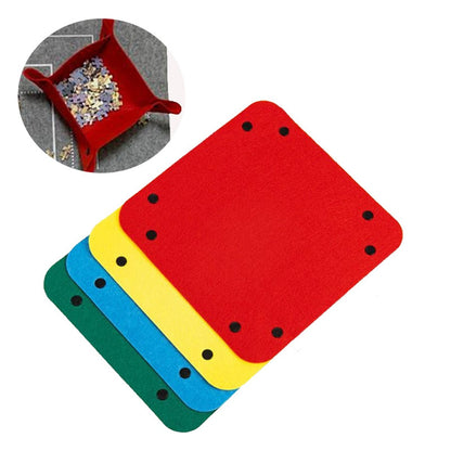 Puzzles Pad Storage Bag Jigsaw Roll Felt Mat Playmat, Up to 1500 Pcs, Perfect Puzzle Accessories for All Ages?Suitable for trave