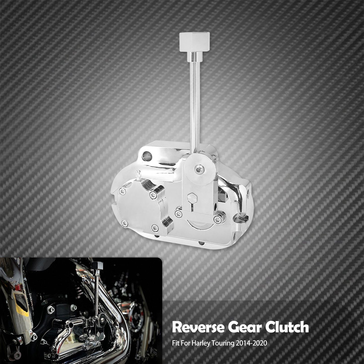 Embreagem de marcha à ré que economiza mão de obra para motocicleta, refit da embreagem de velocidade traseira para Harley Touring Street Glide FLH 08-23 Softail Breakout