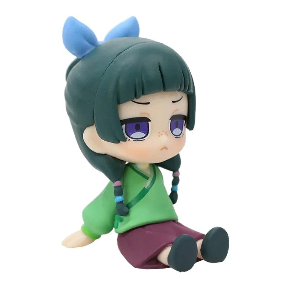 The Apothecary Diaries Maomao Jinshi Mini Figura Anime Periféricos Kawaii Brinquedos Sentados Enfeites de Carro de Mesa Modelo Presentes de Natal