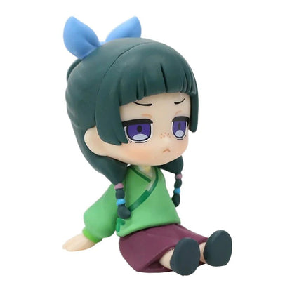 The Apothecary Diaries Maomao Jinshi Mini Figura Anime Periféricos Kawaii Brinquedos Sentados Enfeites de Carro de Mesa Modelo Presentes de Natal