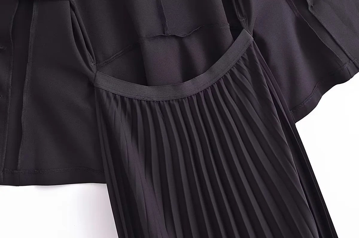Corset Dress Women Pleated Vests Long Dresses for Women 2024 Sleeveless Office P