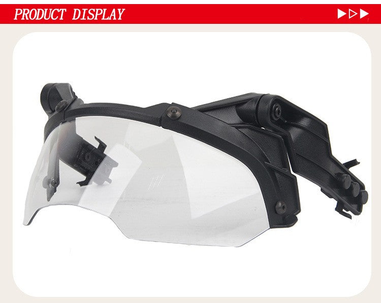 Óculos Táticos para Capacete FAST Guide Destacáveis 90 graus Capacete FAST AF Guia Antiembaçante e Antitumulto Óculos de Proteção OP CS