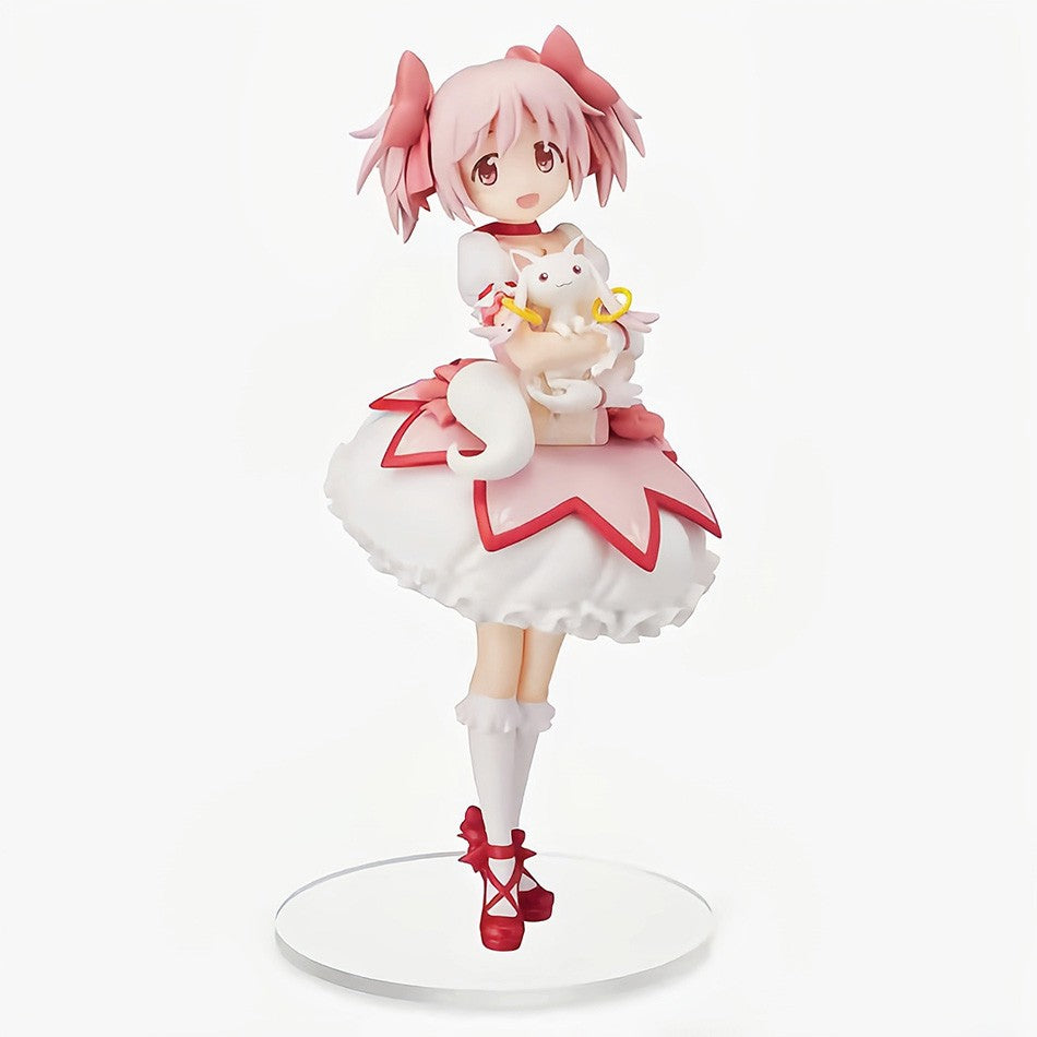 Puella Magi Madoka Magica Kaname Madoka Modelos de Personagens de Anime Estatuetas Enfeites de Mesa Requintada Coleção de Brinquedos Presentes Otaku