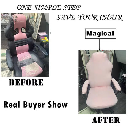 Gaming Chair Covers Elastic Spandex Office Staff Rotating Lift Home Armchair Protector E-sports Computer Seat Cases silla gamer