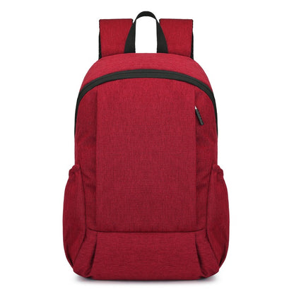Lightweight solid-color backpacks, outdoor sports backpacks, casual travel bags, student schoolbags