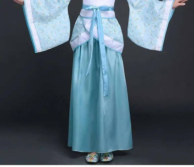 Hanfu Chinese Costume Girls Children Kimono Traditional Vintage Ethnic Fan Students Dance Halloween Japanese Yukata Kimono Style