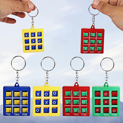 6-30PC with Key Chain Tic Tac Toe Puzzle Game Children Birthday Wedding Party Guest Gifts Kindergarten School Party Small Gifts
