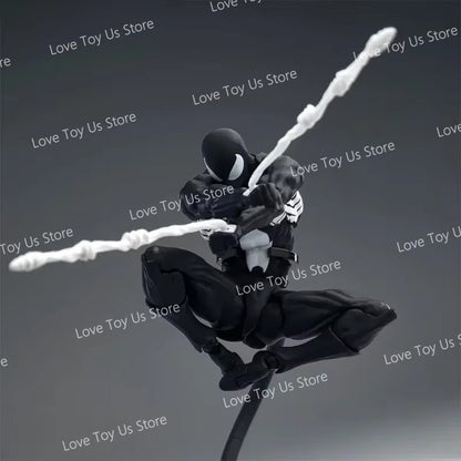Original Mess Toys Spider Figure Black Suit Neighbor Symbiote Scarlet Spider Kaine Parker Black Red Spider Action Figure Toys