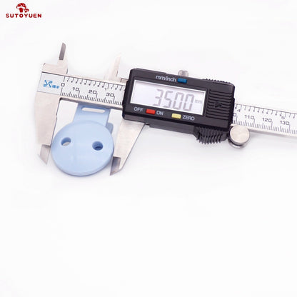 Sutoyuen 20pcs Round Head Pacifier Clip Soother Holder For DIY Beads Baby Dummy Chain Plastic Pacifier Clips Baby Accessories