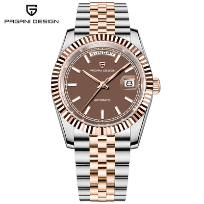 PAGANI DESIGN Men's Watches 2025 New Enamel Dial DD36 Automatic Watch Men Business Waterproof Mechanical Wristwatch For Men Gift