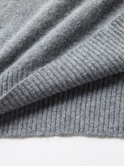 Designer Quality Men's Long Sleeve High Necked Sweater Autumn New Dog Print Soft Warm Knitted Casual Versatile Commute Men'swear