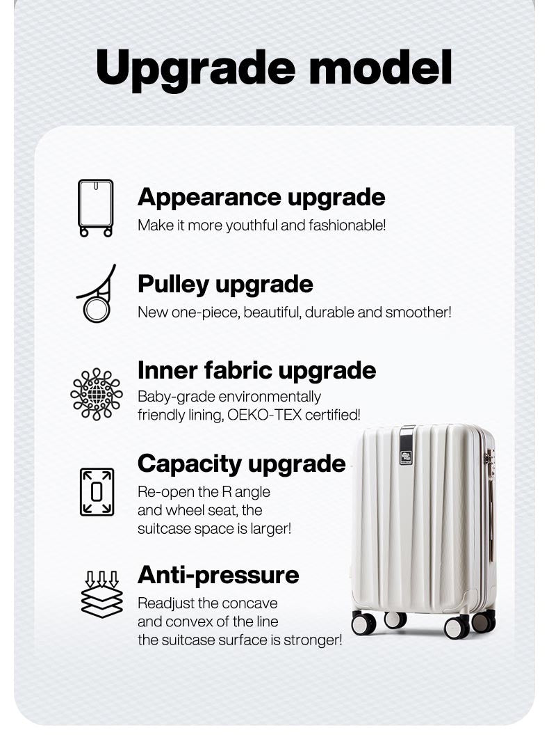 Best Spinner Luggage Suitcase PC Trolley Case Travel Bag Rolling Wheel Carry-On Boarding Men Women Luggage Trip Journey H80002