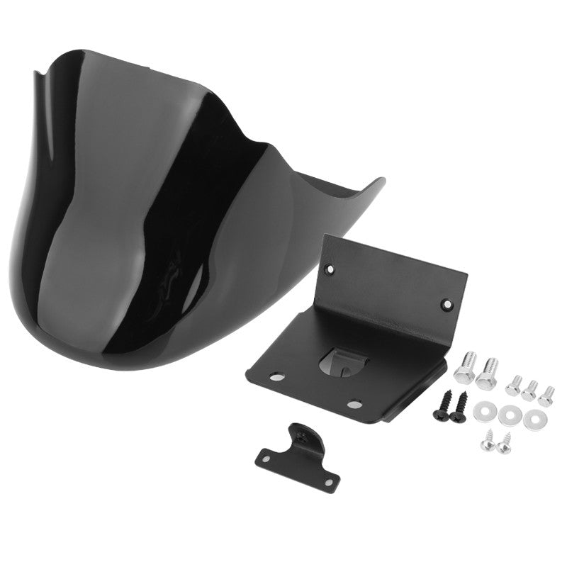 Spoiler Preto Inferior Dianteiro para Motocicleta, Protetor de Lama, Defletor de Ar, Carenagem Inferior para Harley XL Sportster 883 1200