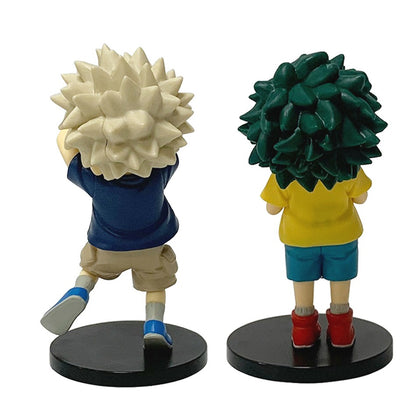 Em estoque 2 unidades de figuras de ação de anime em PVC colecionáveis, brinquedos infantis de aniversário, presentes decorativos para fãs