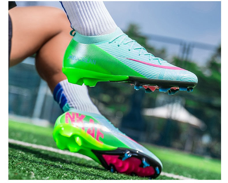 New Men Soccer Shoes TF/FG Society Match Cleats Football Field Boots Indoor Professional Training Original Women Football Shoes