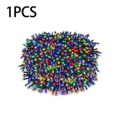 220V LEDs Twinkling Fairy Lights String 1/2/3Packs Holiday Christmas Tree Lawn Night Party Decorative Light Only EU Power Plug