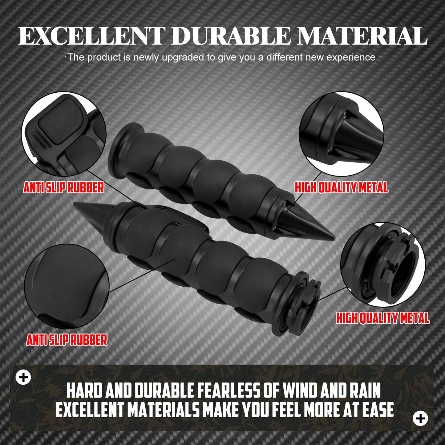 1" Motorcycle Hand Grips 25mm Handlebar Handle Bar For Harley Touring FLHR Softail Fat Boy Sportster XL 883 1200 Dyna For Honda