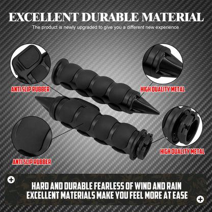 1" Motorcycle Hand Grips 25mm Handlebar Handle Bar For Harley Touring FLHR Softail Fat Boy Sportster XL 883 1200 Dyna For Honda