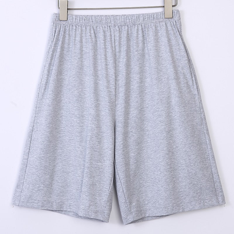 Pajama Pants Men's Shorts Summer Thin Casual Home Loose Large Size Five-Quarter Pants Home Beach Pants Men's Large Pants