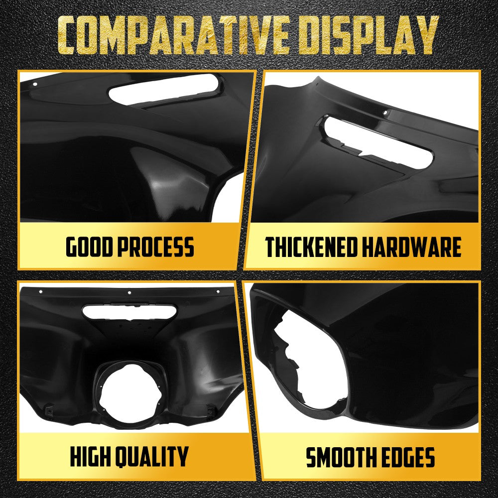 Capa Externa do Farol Dianteiro da Motocicleta para Harley Touring Street Glide Ultra Limited 2014 em diante Electra Glide CVO