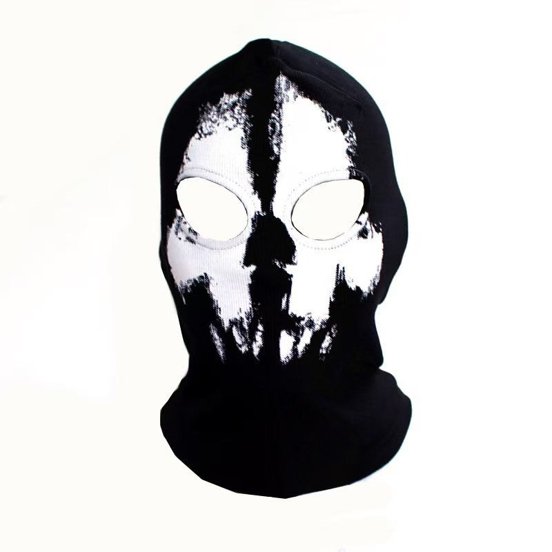 Halloween new mask Black Mask Balaclava Beanies Hats Men Ghost Skull Full Face Warmly Mask Hood Beanie Ggorros Hombre Casquette