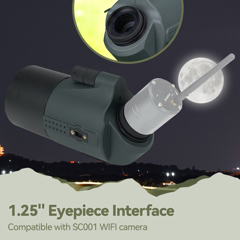 Svbony Mak Spotting Scope 70mm/80mm/90mm FMC Coating mak telescope for Bird Watching, Lunar, Planetary Observations
