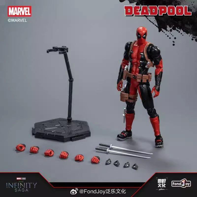 Fondjoy 15cm Deadpool Articulações Móveis 1/12 Modelo de Brinquedo Montado Marvel Anti-Heróis Figura de Anime Presente Brinquedo Infantil Enfeite de Mesa