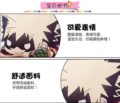 My Hero Academia Plush Stuffed Pillows Anime Boku no Hero Academia Cushion Cute Izuku Dakimakura Kawaii Katsuki Shoto Soft Dolls